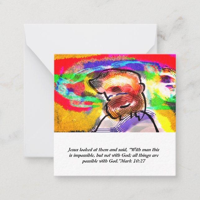 Jesus here love card (Front)