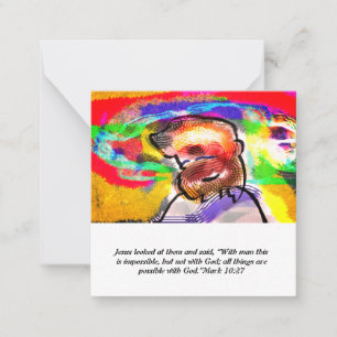 Jesus here love card
