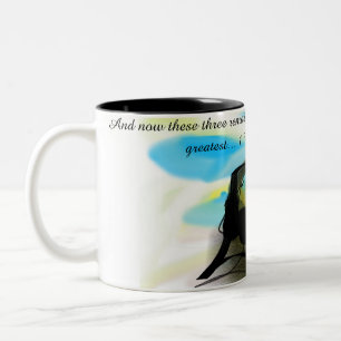 jesus here Two-Tone coffee mug
