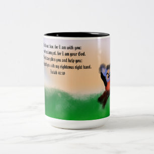 jesus here Two-Tone coffee mug