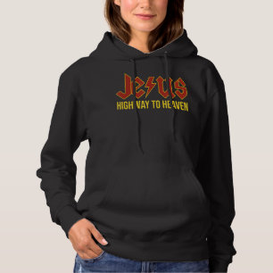 Jesus Highway To Heaven Christian Gift T-ShirtJesu Hoodie