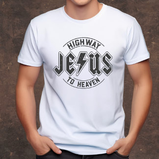 Jesus - Highway to Heaven men's Christian T-Shirt