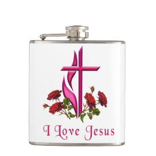 Jesus Hip Flask