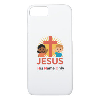Jesus - His Name Only (New Logo) iPhone 8/7 Case