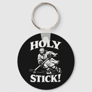 Jesus Hockey Key Ring
