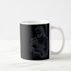 Jesus Holding Racoon  Coffee Mug
