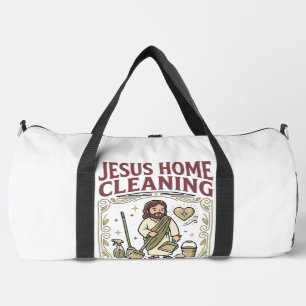 Jesus Home Cleaning Clean Heart Jesus Home Cleanin Duffle Bag