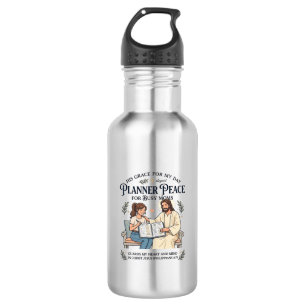 Jesus Homeschool Mum Planner Shirt Faith Based Des 532 Ml Water Bottle
