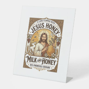 Jesus Honey Milk And Honey Jesus Honey Milk Honey Pedestal Sign