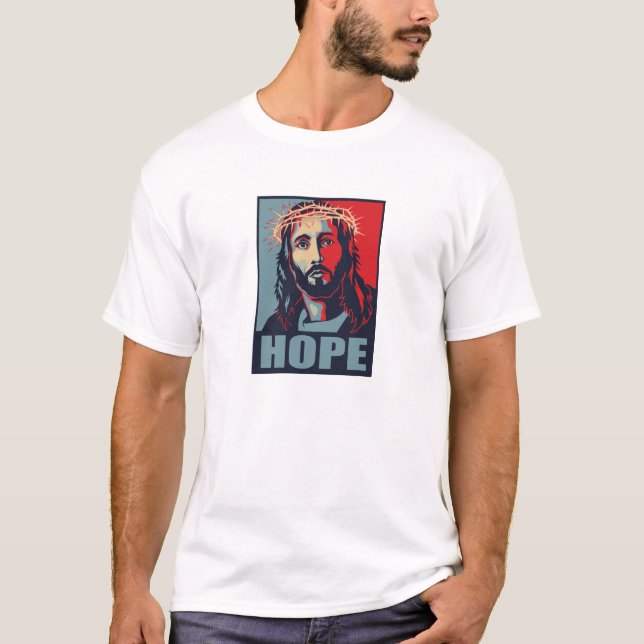 Jesus Hope T-Shirt, Easter and Christmas T-Shirt (Front)