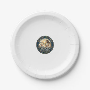 Jesus Hospice End Of Life Comfort Shirt Christian Paper Plate
