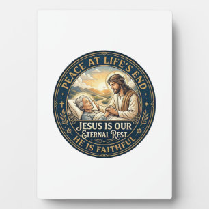 Jesus Hospice End Of Life Comfort Shirt Christian Plaque