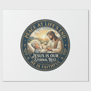 Jesus Hospice End Of Life Comfort Shirt Christian Wrapping Paper