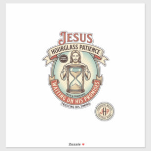 Jesus Hourglass Patience Jesus Hourglass Patience