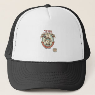 Jesus Hourglass Patience Jesus Hourglass Patience  Trucker Hat