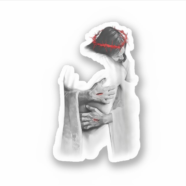 Jesus Hugging Me And Jesus Embracing Me God Hug Ch (Front)