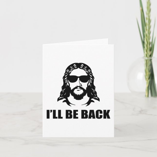 Jesus I’ll Be Back Card (Front)