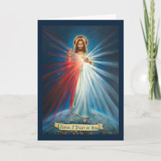 Jesus, I Trust in You, Divine Mercy Chaplet Card