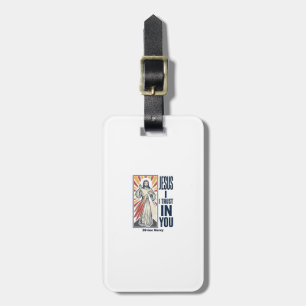 Jesus I Trust In You Divine Mercy Shirt Design_1 Luggage Tag