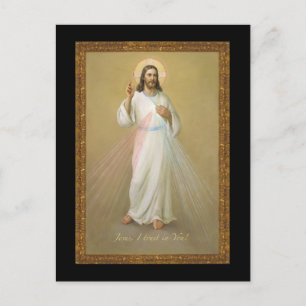 Jesus I Trust In You Postcard