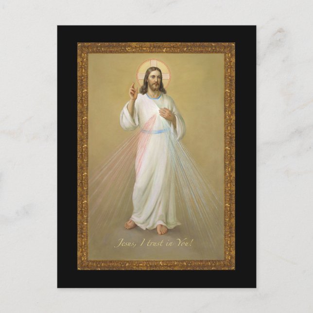 Jesus I Trust In You Postcard (Front)
