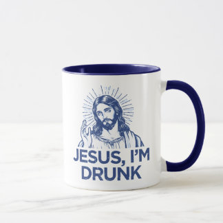 Jesus I'm Drunk Mug