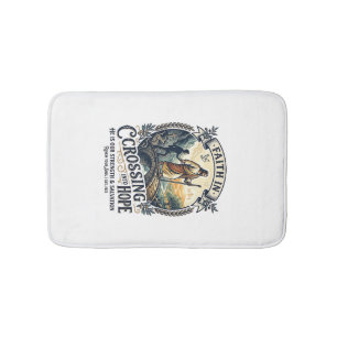 Jesus Immigration Starting Over Courage Shirt Chri Bath Mat