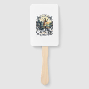 Jesus Immigration Starting Over Courage Shirt Chri Hand Fan