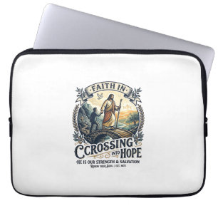 Jesus Immigration Starting Over Courage Shirt Chri Laptop Sleeve