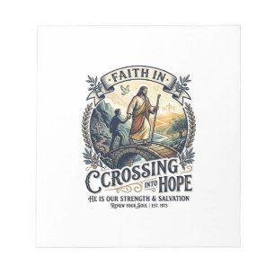 Jesus Immigration Starting Over Courage Shirt Chri Notepad