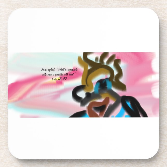 jesus impossible coaster (Front)