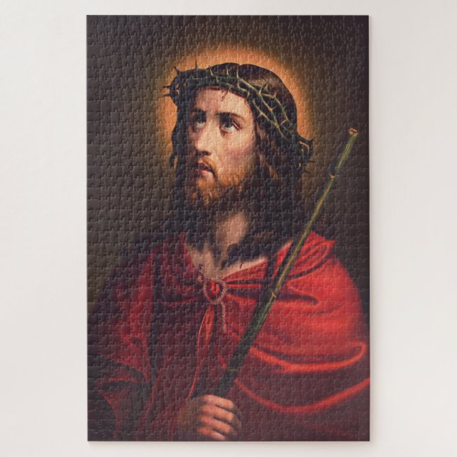 Jesus in Crown of thorns Jigsaw Puzzle (Vertical)