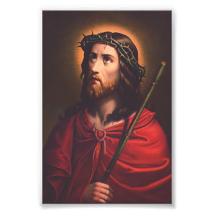 Jesus in Crown of thorns Photo Print