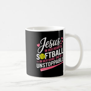 Jesus In Her Heart And Softll In Her Hand Softll G Coffee Mug