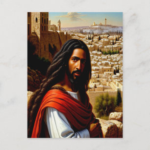 Jesus in Jerusalem Postcard
