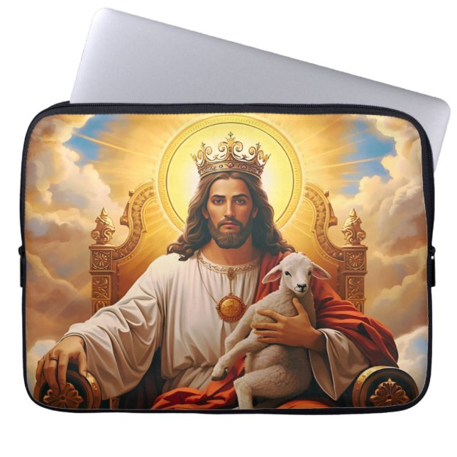 Jesus in Kingdom of Heaven Electronics/Laptop Bag (Front)