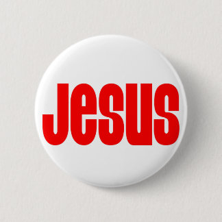Jesus in Red 6 Cm Round Badge