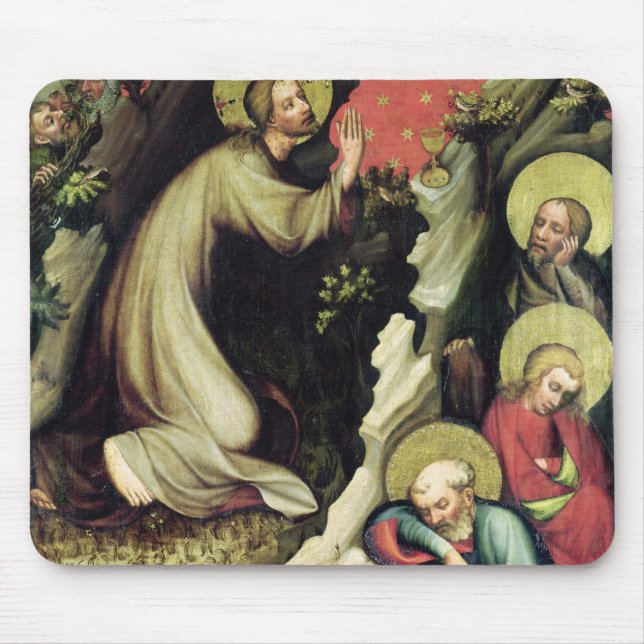 Jesus in the Garden of Gethsemane Mouse Pad (Front)