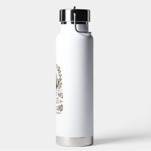Jesus Indie Folk Acoustic Worship Graphic Tee Chri Water Bottle