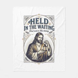 Jesus Infertility Trying To Conceive Encouragement Fleece Blanket