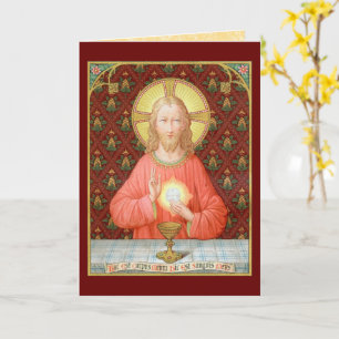 Jesus Instituting Holy Communion (SAU 045) Card