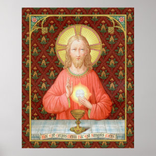 Jesus Instituting Holy Communion (SAU 045) Poster
