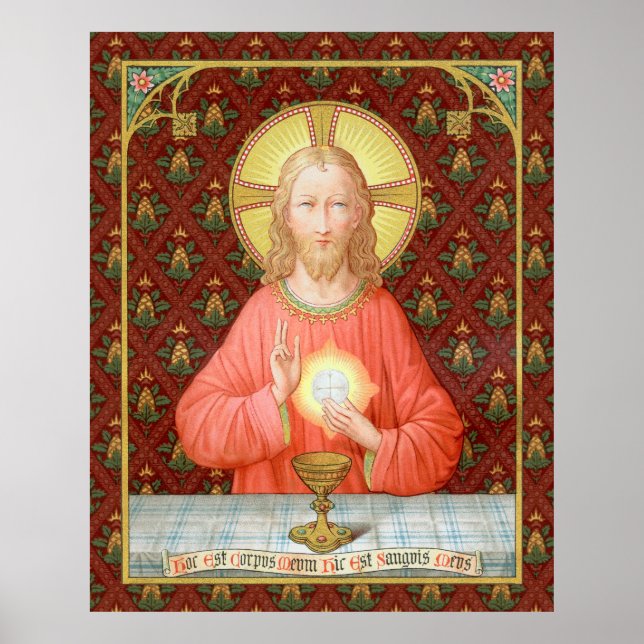 Jesus Instituting Holy Communion (SAU 045) Poster (Front)