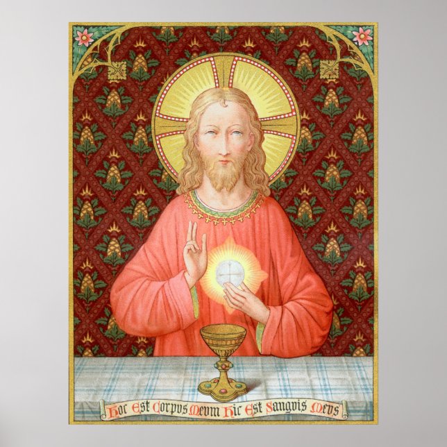 Jesus Instituting Holy Communion (SAU 045) Poster (Front)