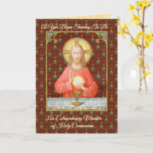 Jesus Instituting the Eucharist (SAU45; for EMHCs) Card