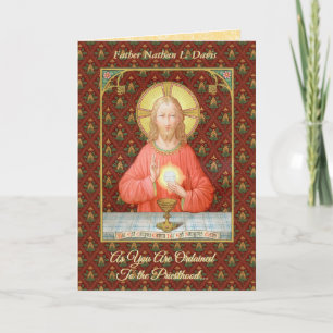 Jesus Instituting the Eucharist (SAU 045) Card