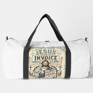 Jesus Invoice Debt Cancelled Jesus Invoice Debt Ca Duffle Bag