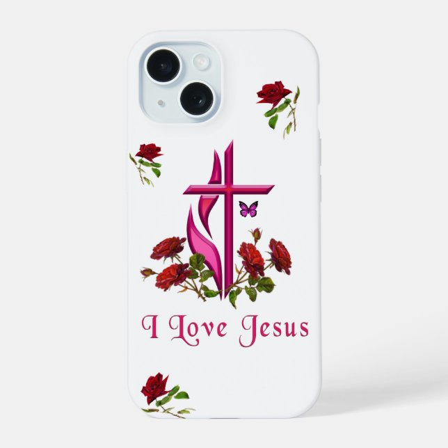 Jesus  iPhone 15 case (Back)