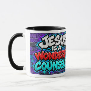 Jesus is a wonderful counsellor mug