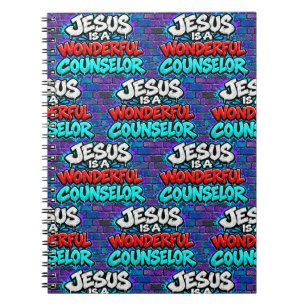 Jesus is a wonderful counsellor notebook